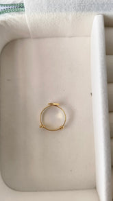 Pink Heart Ring 1.02 Grams, 18KT Gold